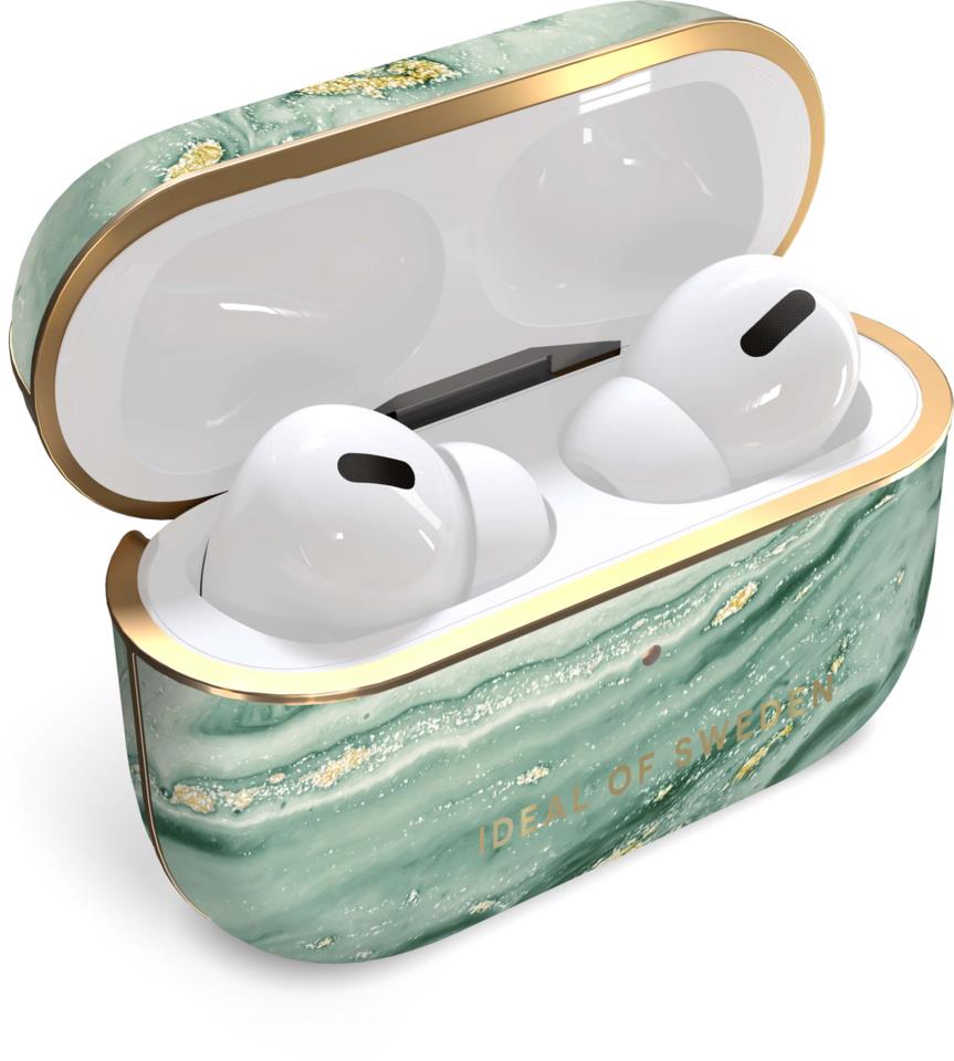 iDeal of Sweden Fashion AirPods Case Pro Mint Swirl Marble
