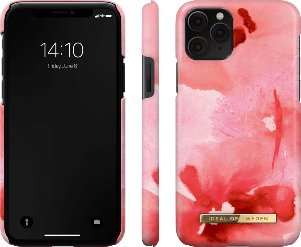 iDeal of Sweden Fashion Case iPhone 11 Pro/XS/X Coral Blush Floral