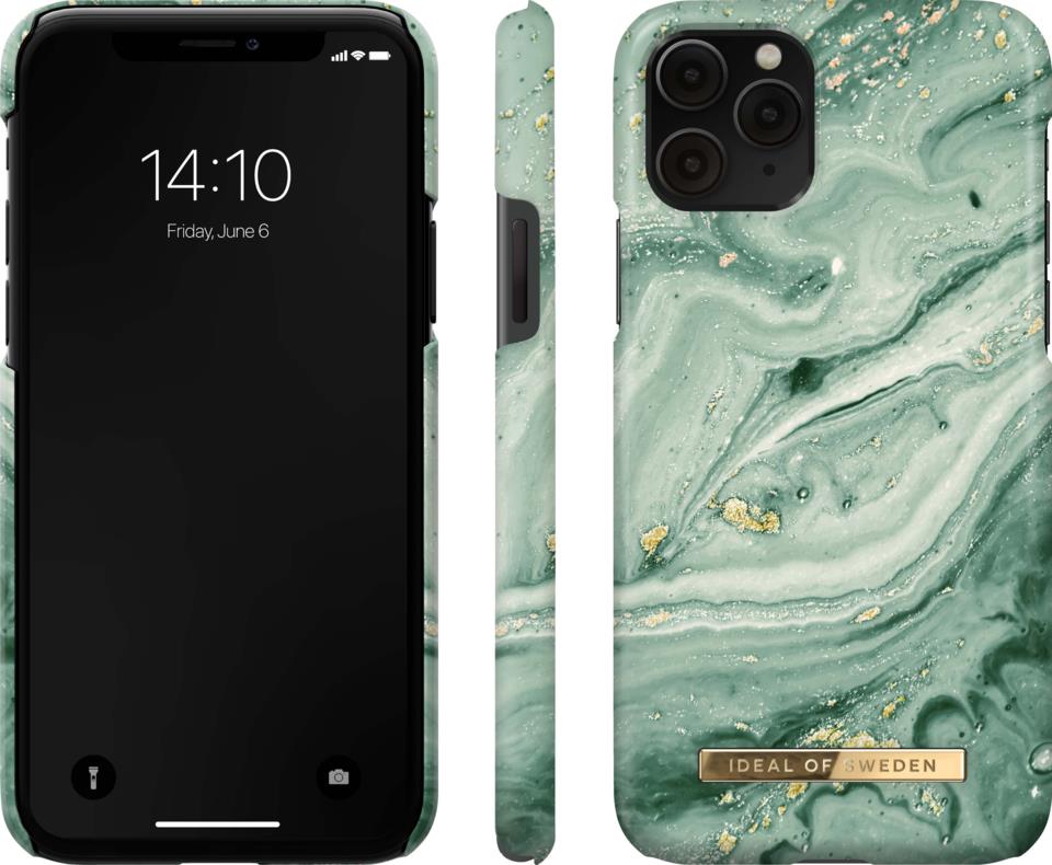 iDeal of Sweden Fashion Case iPhone 11 Pro/XS/X Mint Swirl Marble