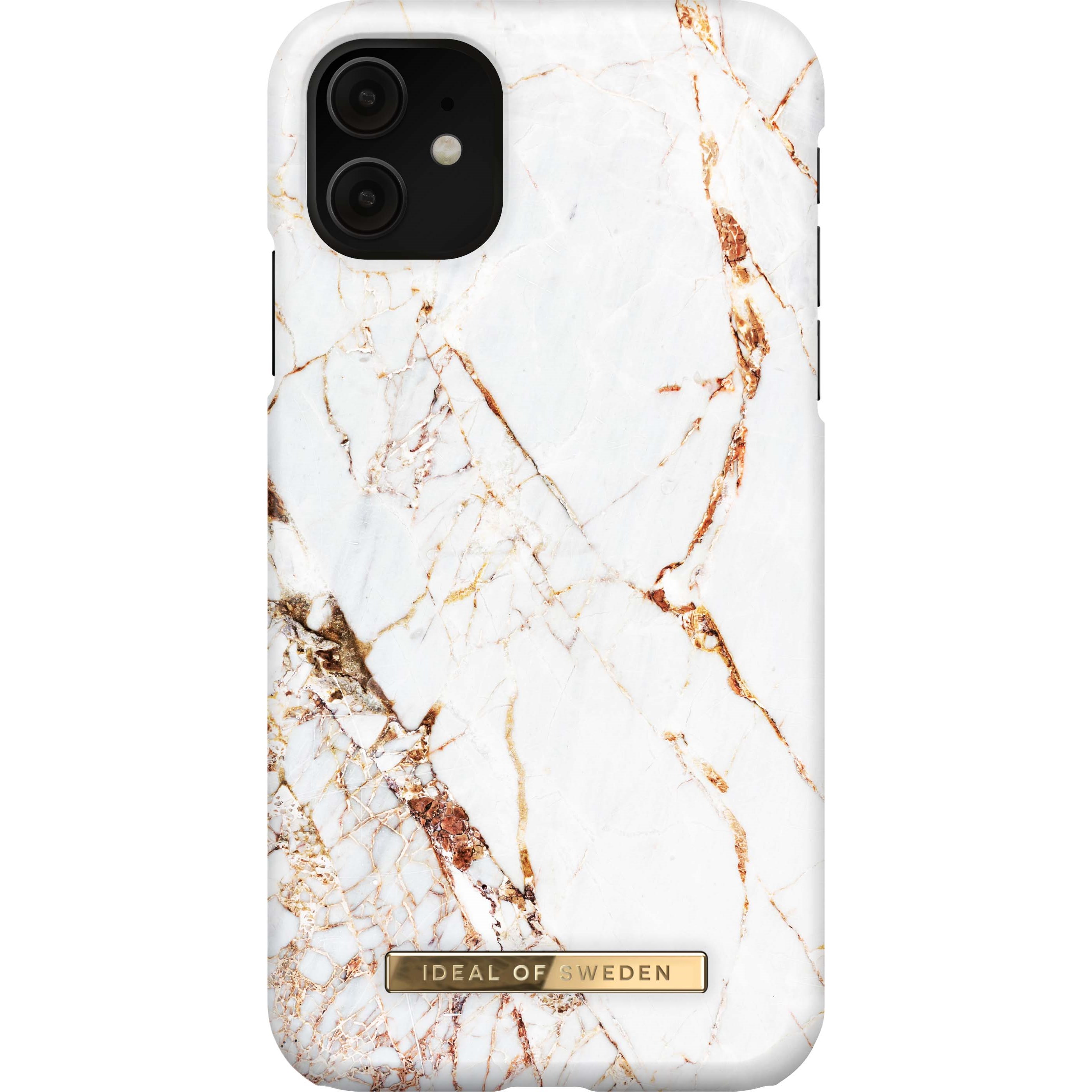Läs mer om iDeal of Sweden iPhone 11/XR Fashion Case Carrara Gold