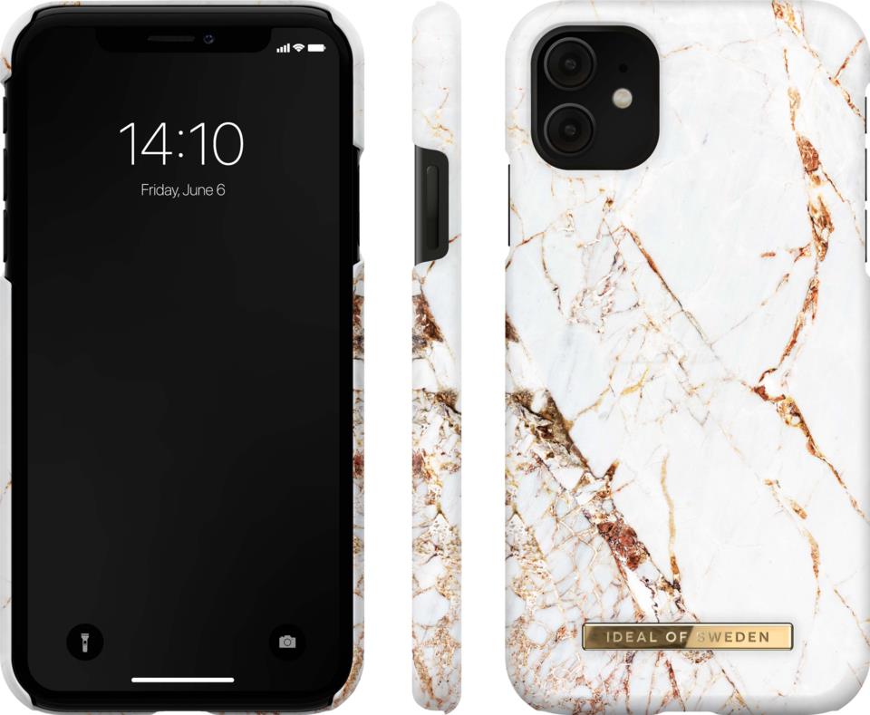 IDEAL OF SWEDEN Fashion Case iPhone 11/XR Carrara Gold