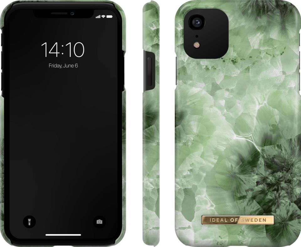 IDEAL OF SWEDEN Fashion Case iPhone 11/XR Crystal Green Sky