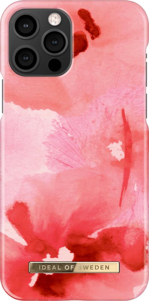 iDeal of Sweden Fashion Case iPhone 12/12 Pro Coral Blush Floral