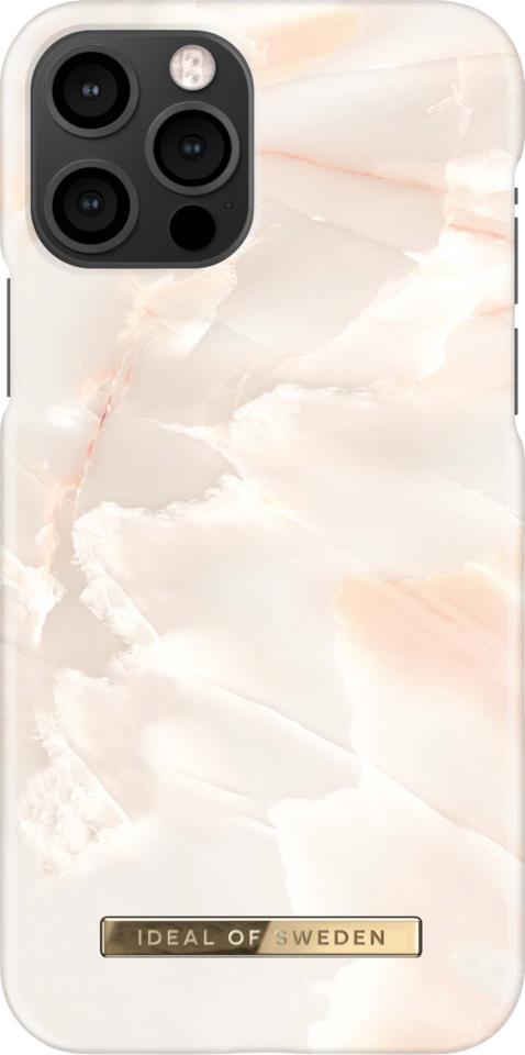 iDeal of Sweden Fashion Case iPhone 12/12 Pro Rose Pearl Marble