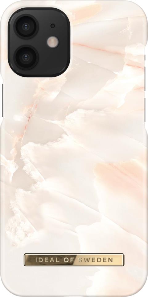 iDeal of Sweden Fashion Case iPhone 12 Mini Rose Pearl Marble