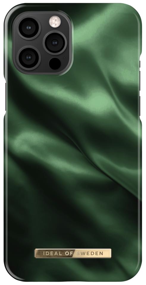 IDEAL OF SWEDEN Fashion Case iPhone 12 Pro Max Emerald Satin
