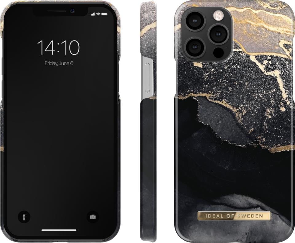 IDEAL OF SWEDEN Fashion Case iPhone 12/12 PRO Golden Twilight Marble