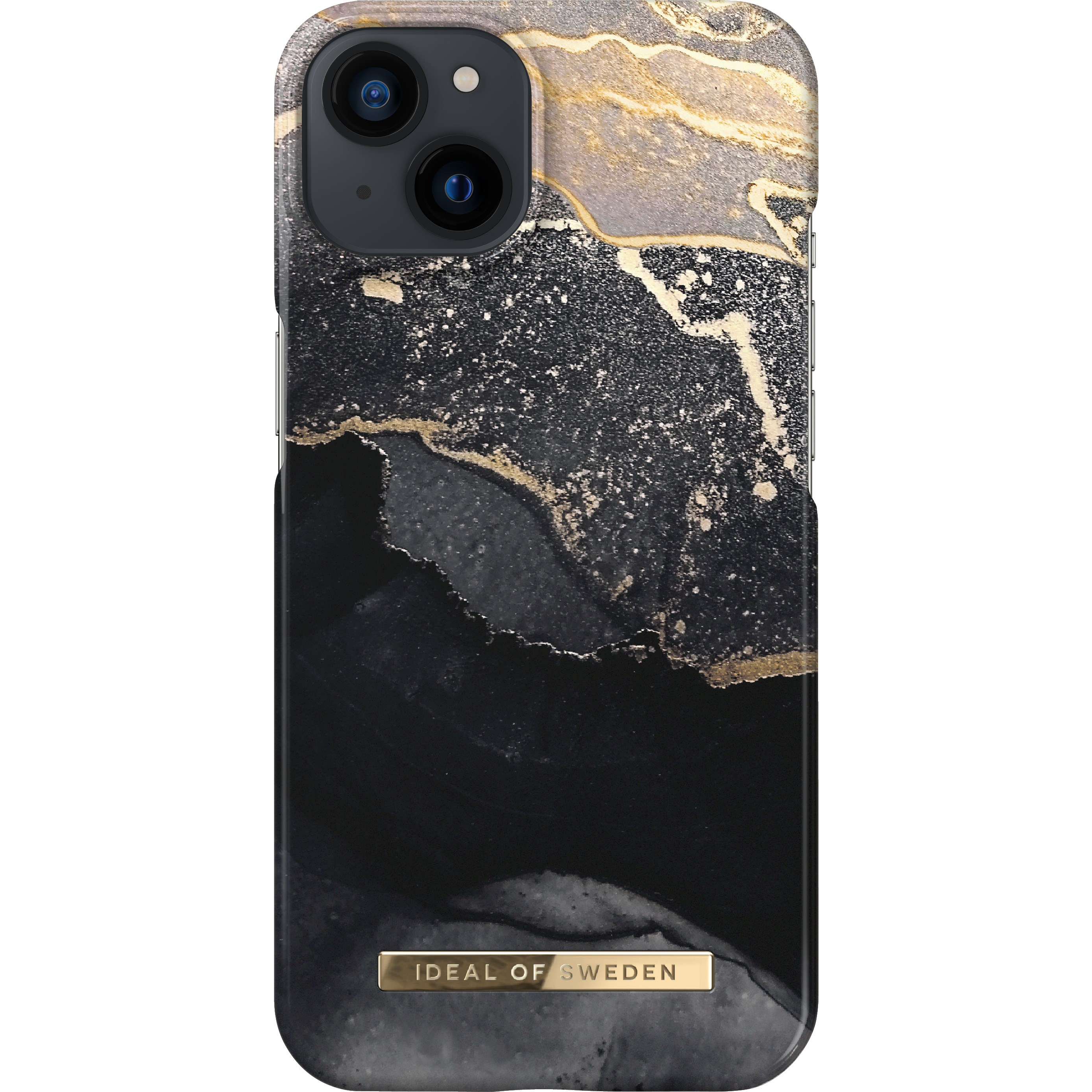iDeal of Sweden iPhone 13 Fashion Case Golden Twilight Marble