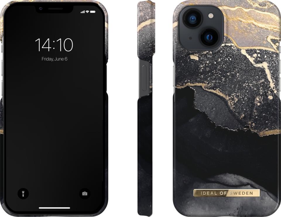 IDEAL OF SWEDEN Fashion Case iPhone 13 Golden Twilight Marble