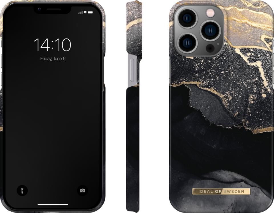 IDEAL OF SWEDEN Fashion Case iPhone 13 Golden Twilight Marble