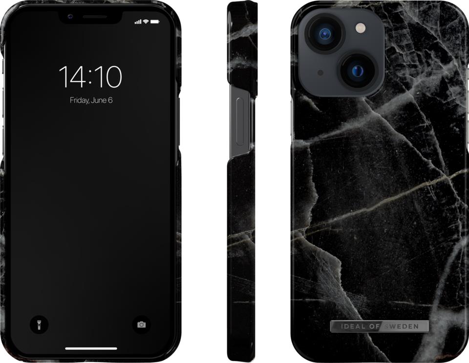 IDEAL OF SWEDEN Fashion Case iPhone 13 Mini Black Thunder Marble