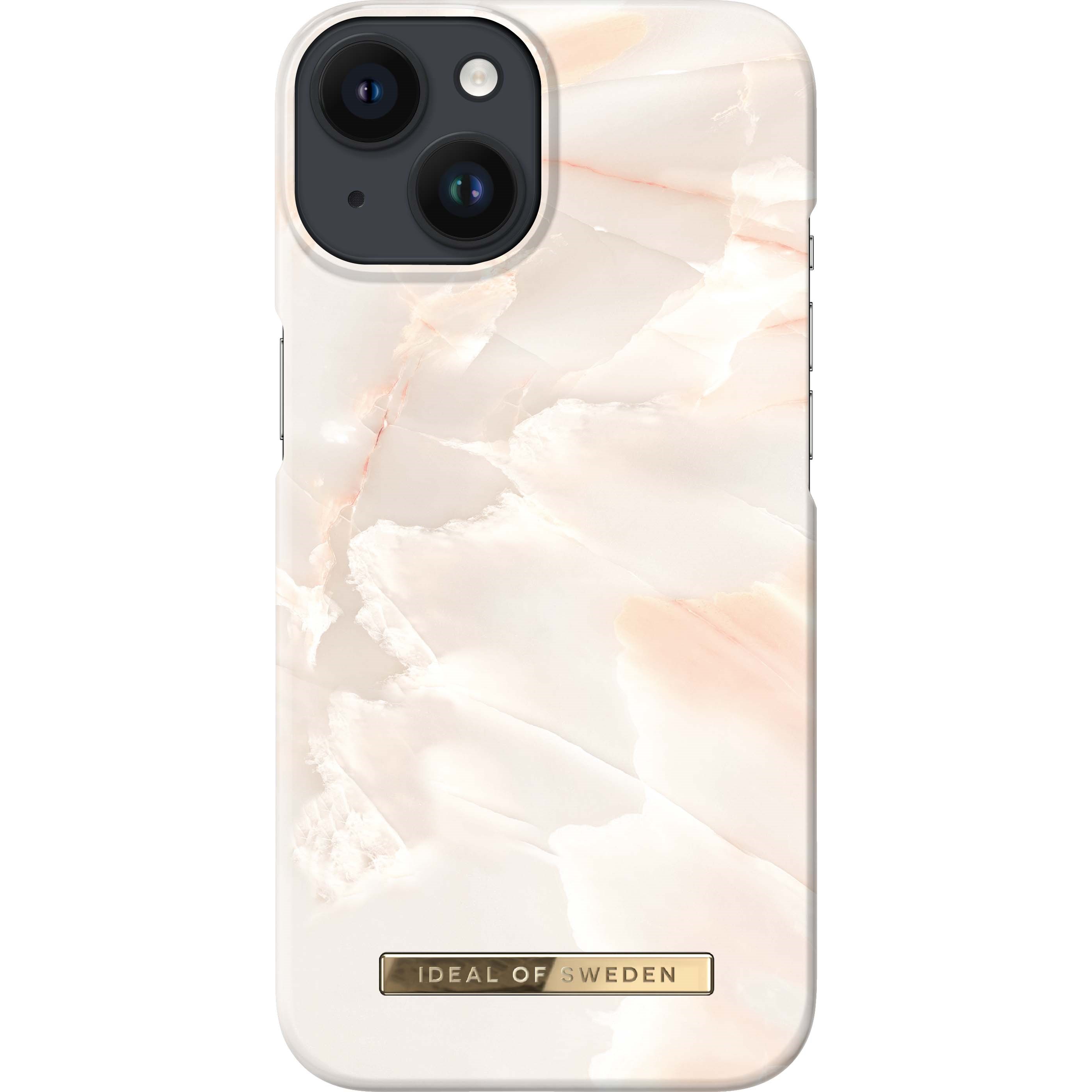 Läs mer om iDeal of Sweden iPhone 13/14 Fashion Case Rose Pearl Marble