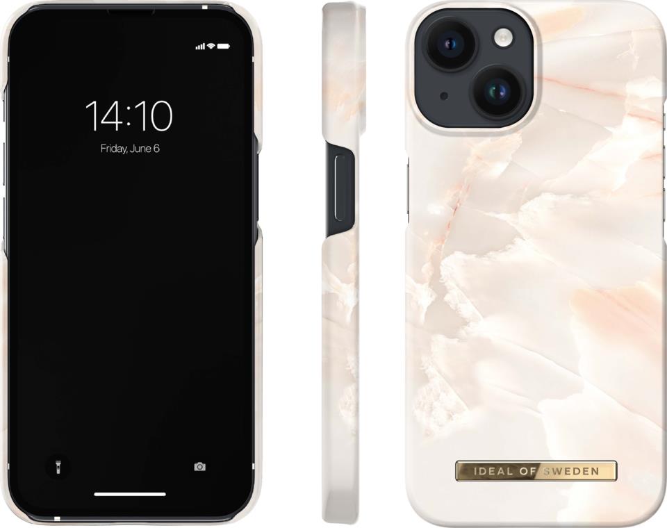 IDEAL OF SWEDEN Fashion Case iPhone 13/14 Rose Pearl Marble