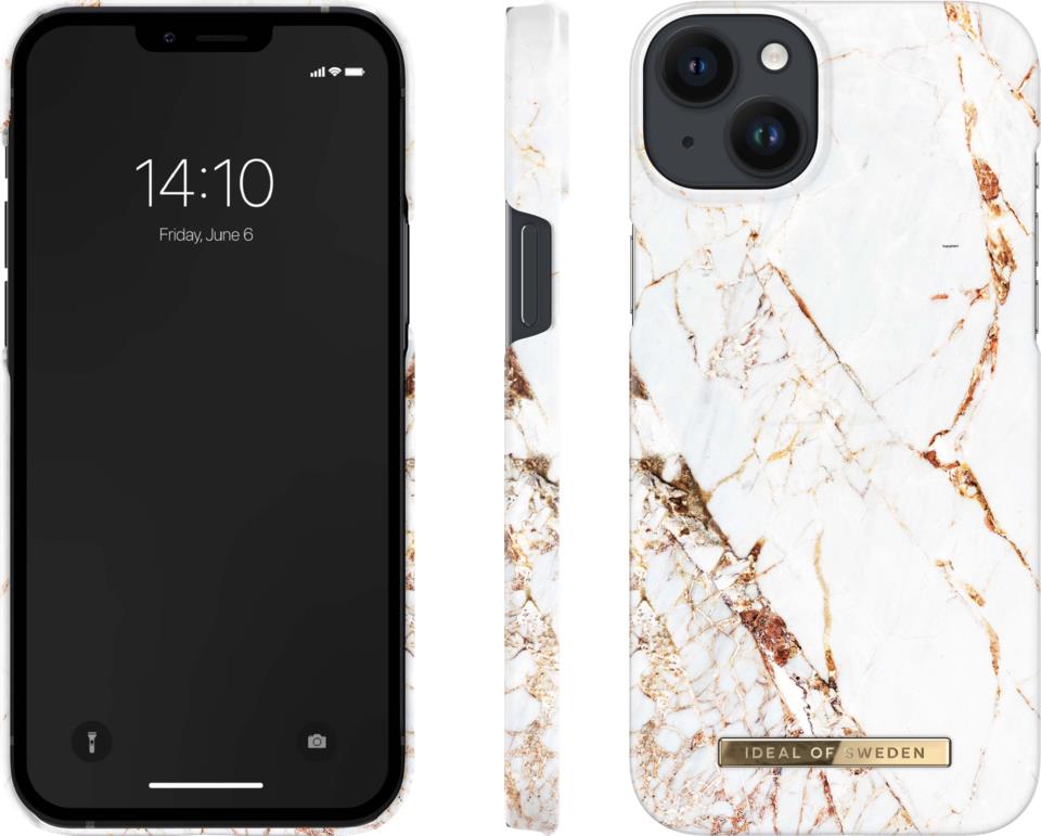 IDEAL OF SWEDEN Fashion Case iPhone 14 Plus Carrara Gold