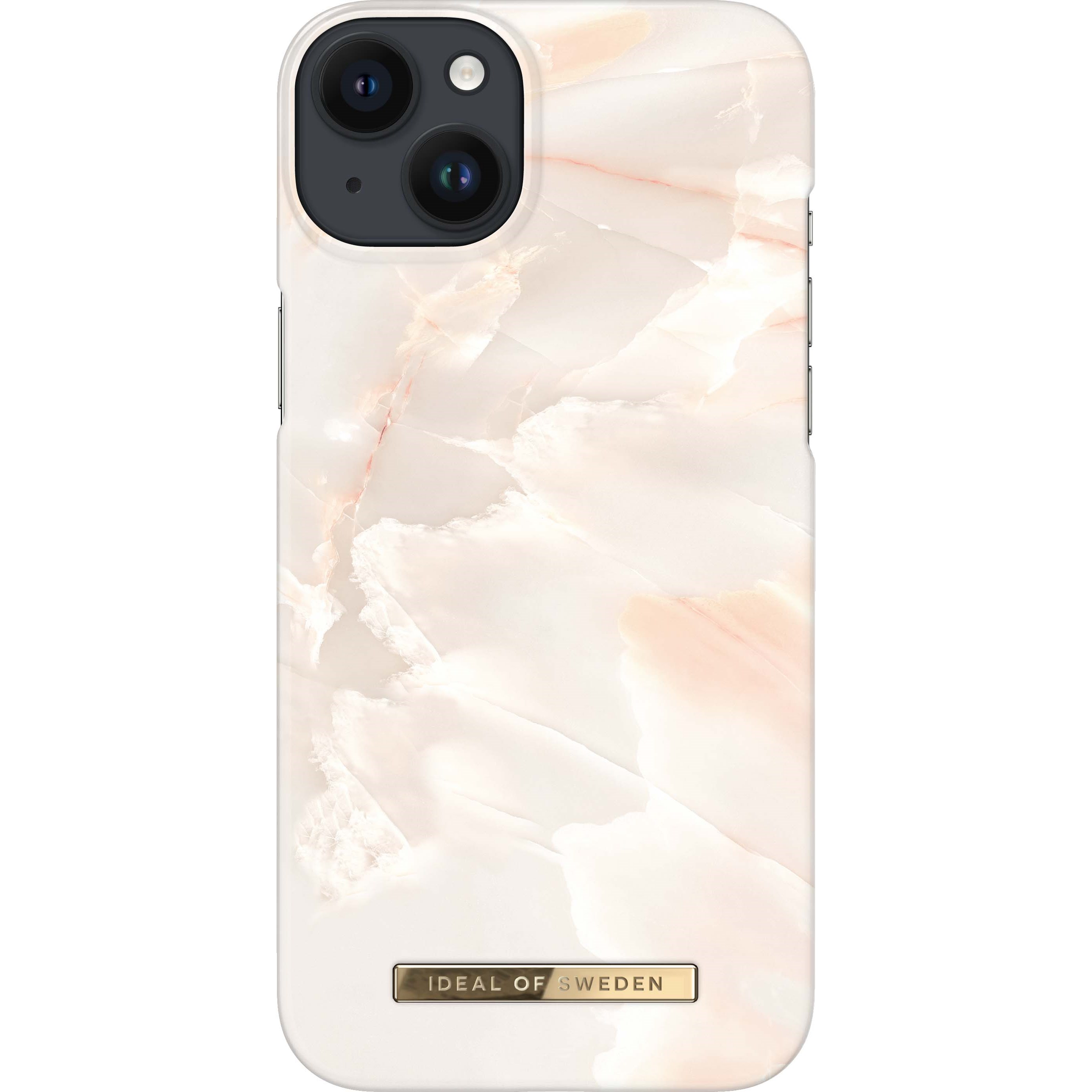 Läs mer om iDeal of Sweden iPhone 14 Plus Fashion Case Rose Pearl Marble