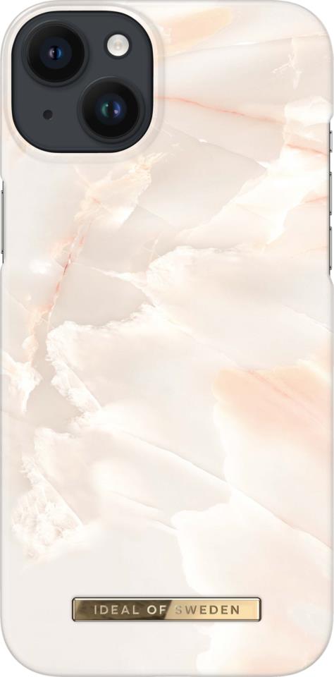 IDEAL OF SWEDEN Fashion Case iPhone 14 Plus Rose Pearl Marble
