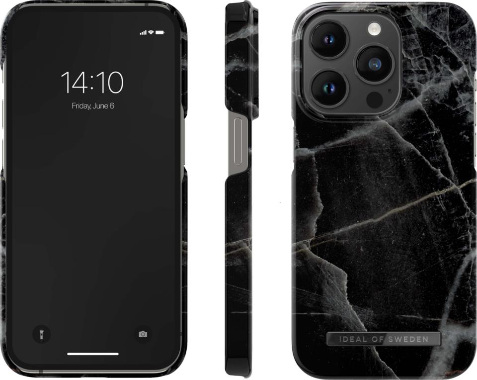 IDEAL OF SWEDEN Fashion Case iPhone 14 Pro Black Thunder