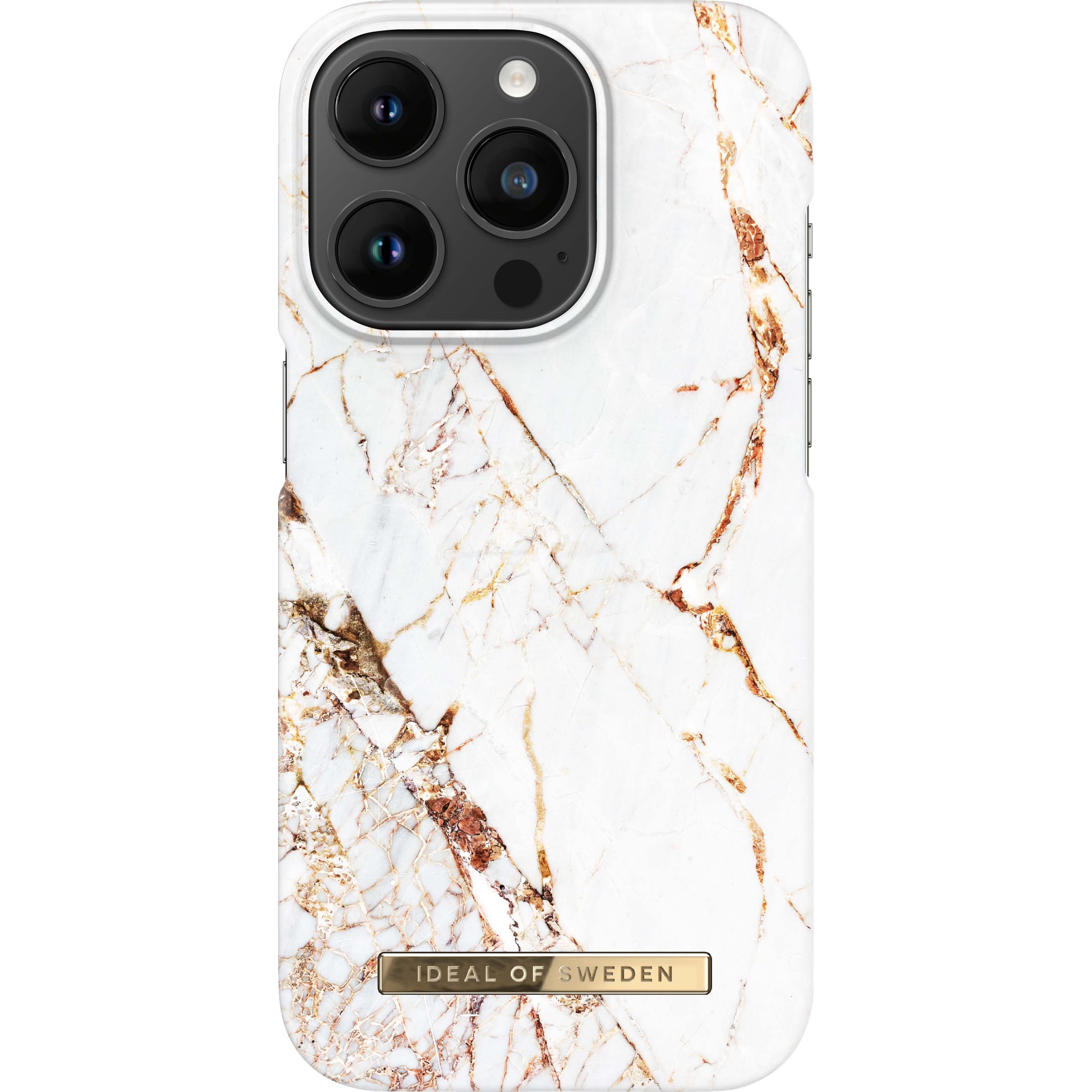 Läs mer om iDeal of Sweden iPhone 14 Pro Fashion Case Carrara Gold