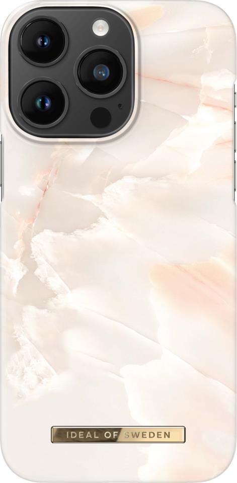 IDEAL OF SWEDEN Fashion Case iPhone 14 Pro Max Rose Pearl Marble