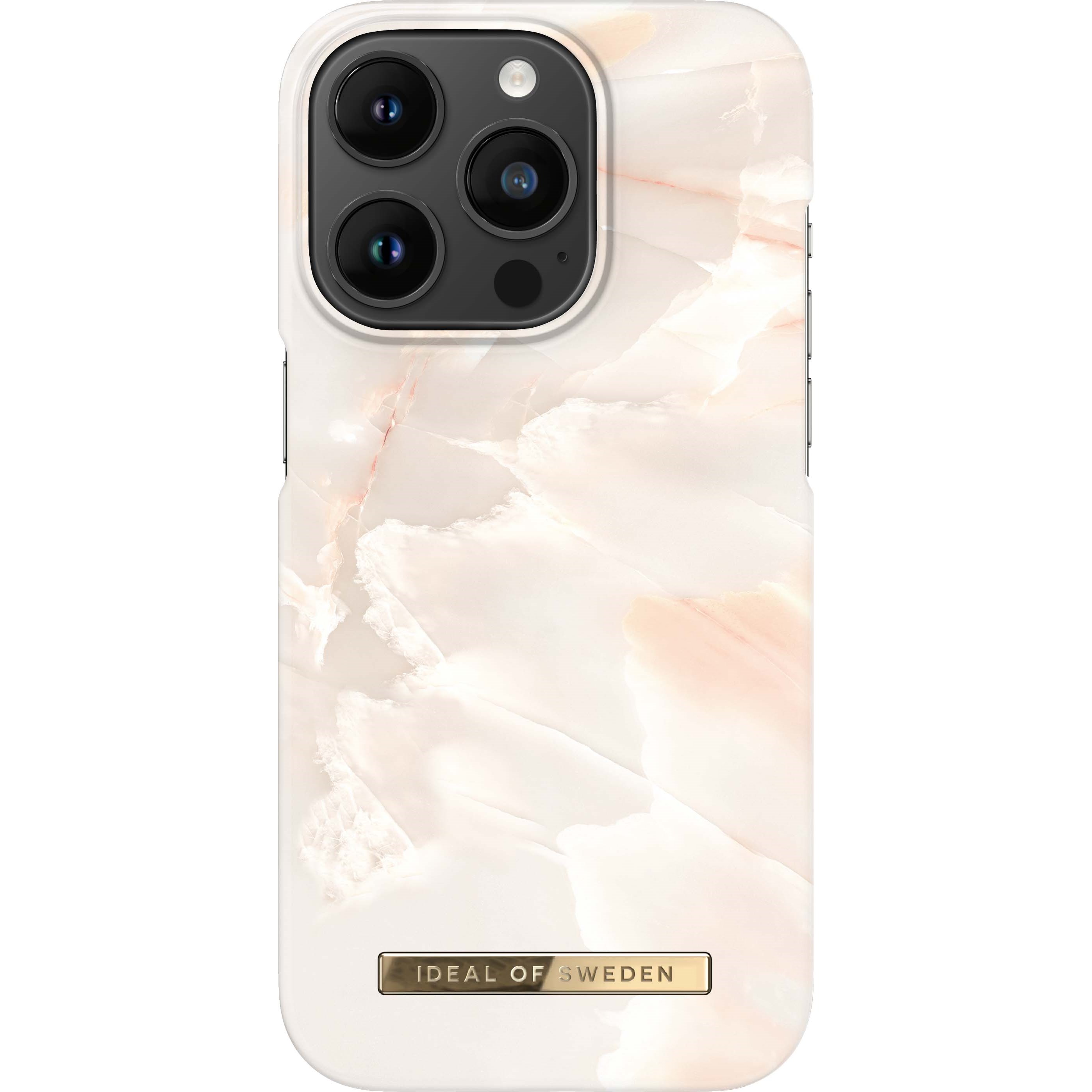 Läs mer om iDeal of Sweden iPhone 14 Pro Fashion Case Rose Pearl Marble
