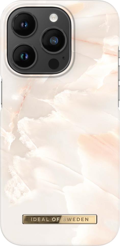 IDEAL OF SWEDEN Fashion Case iPhone 14 Pro Rose Pearl Marble