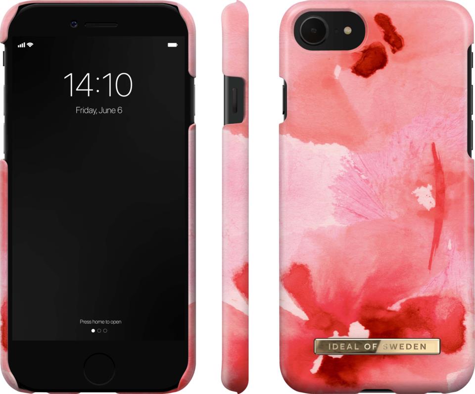 iDeal of Sweden Fashion Case iPhone 6/6S/7/8/SE Coral Blush Floral