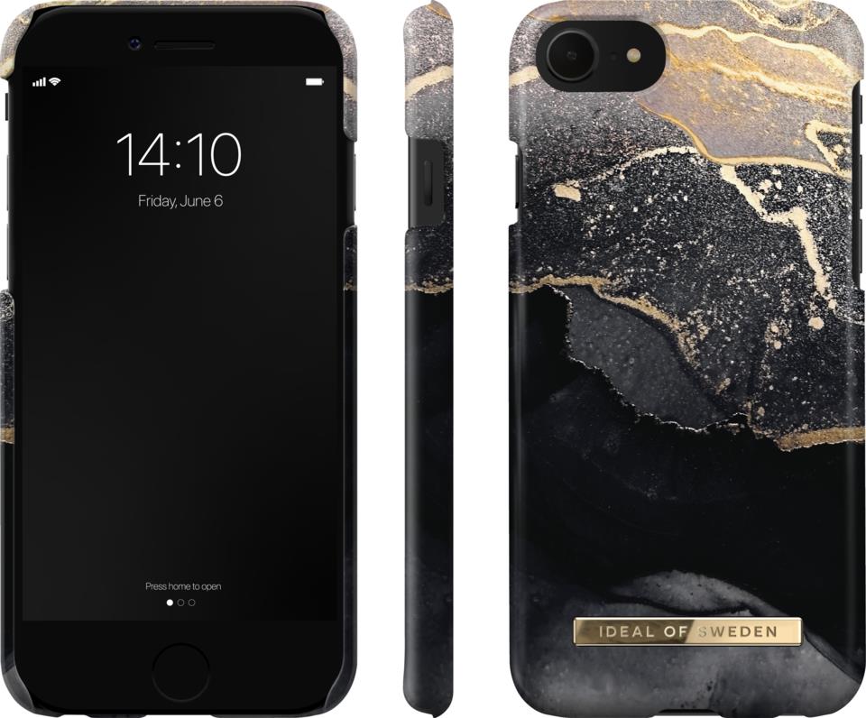 IDEAL OF SWEDEN Fashion Case iPhone 8/7/6/6S/SE Golden Twilight Marble
