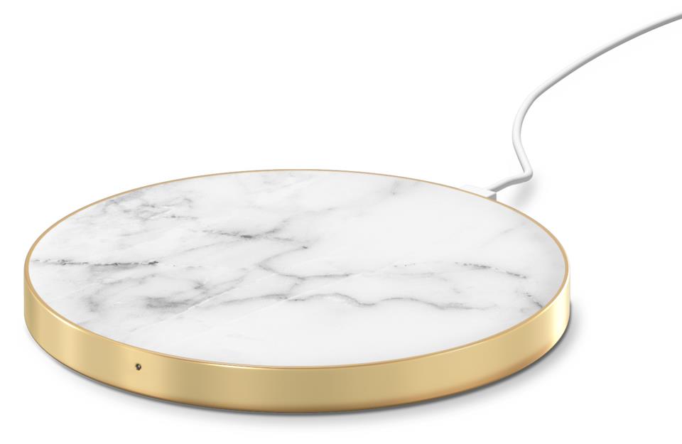 IDEAL OF SWEDEN Fashion QI Charger White Marble