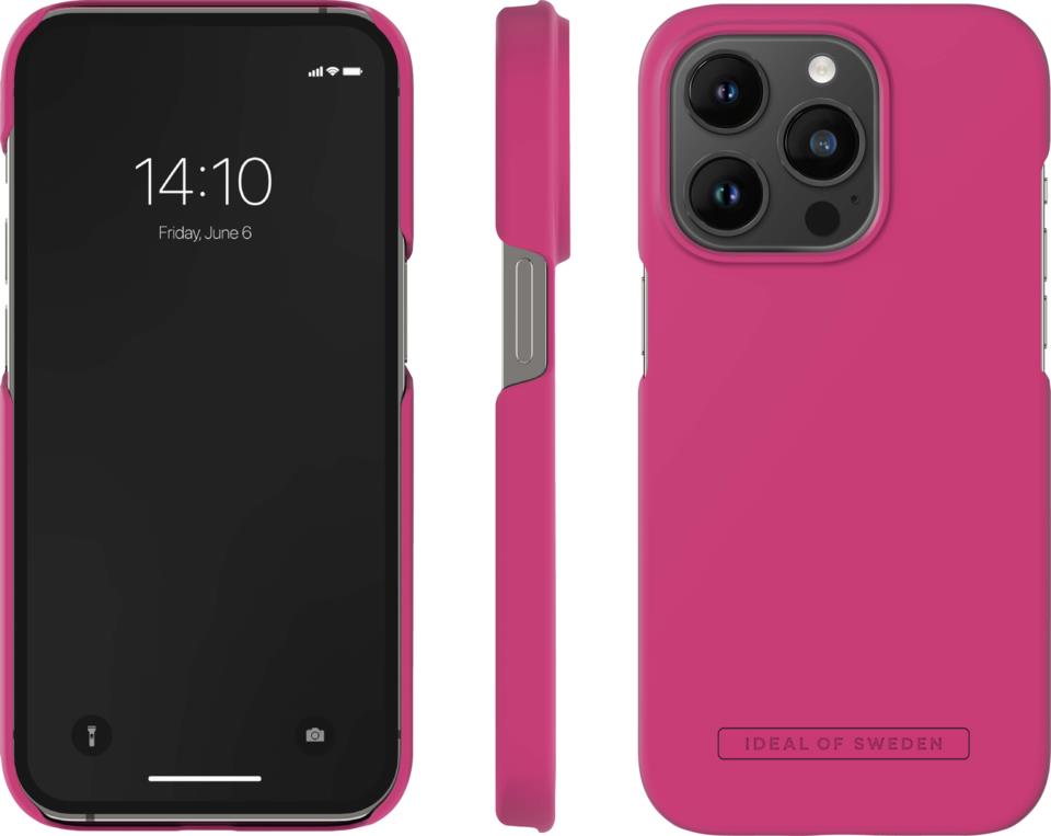 IDEAL OF SWEDEN Seamless Case iPhone 14 Pro Magenta