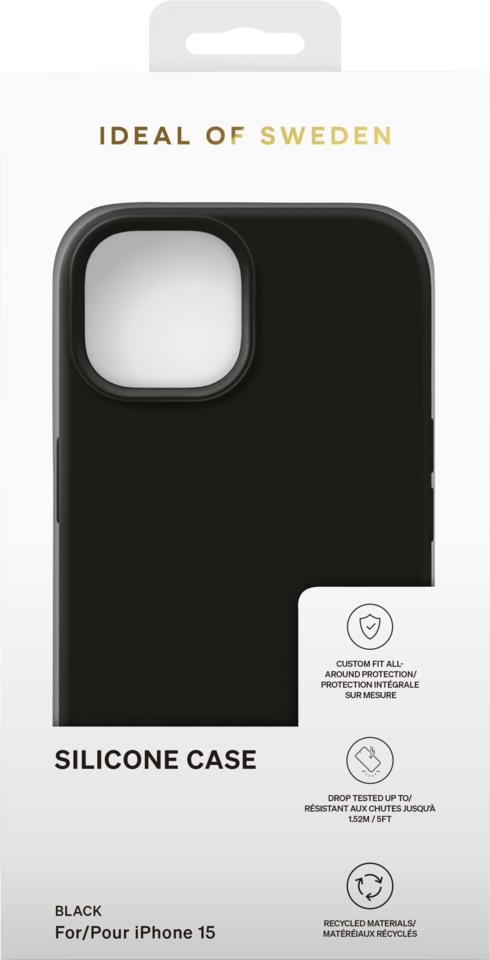 IDEAL OF SWEDEN Silicone Case iPhone 15 Black