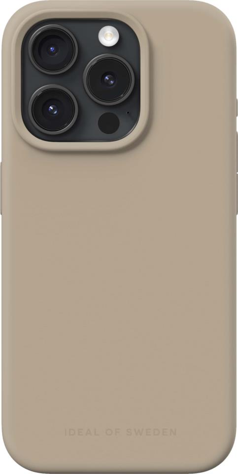 IDEAL OF SWEDEN Silicone Case iPhone 15 Pro Beige