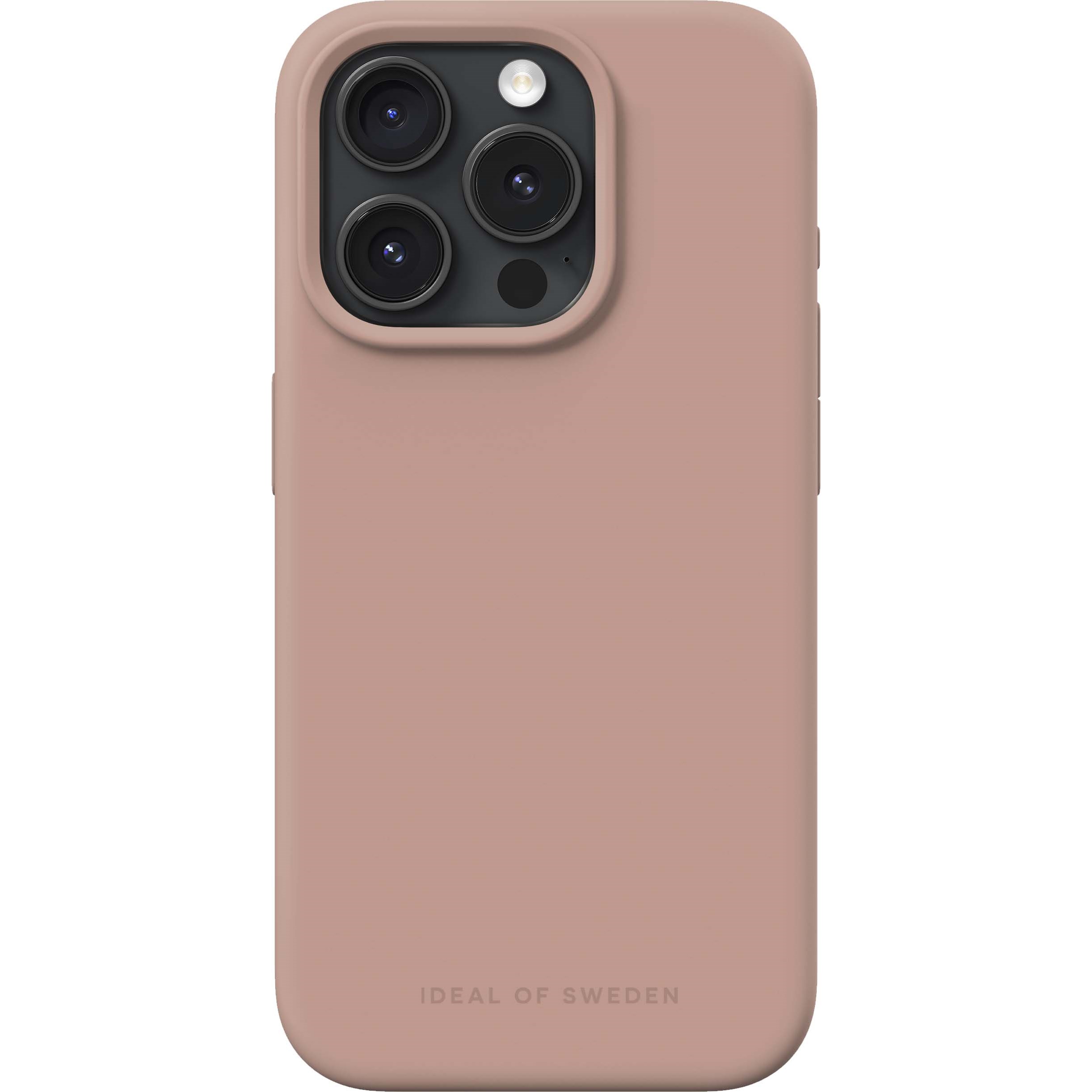 Läs mer om iDeal of Sweden iPhone 15 Pro Silicone Case Blush Pink
