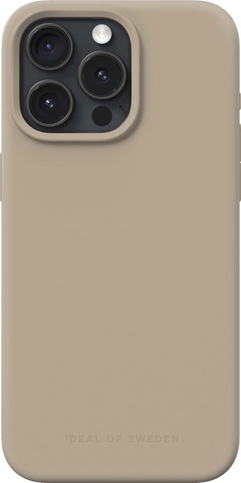 IDEAL OF SWEDEN Silicone Case iPhone 15 Pro Max Beige