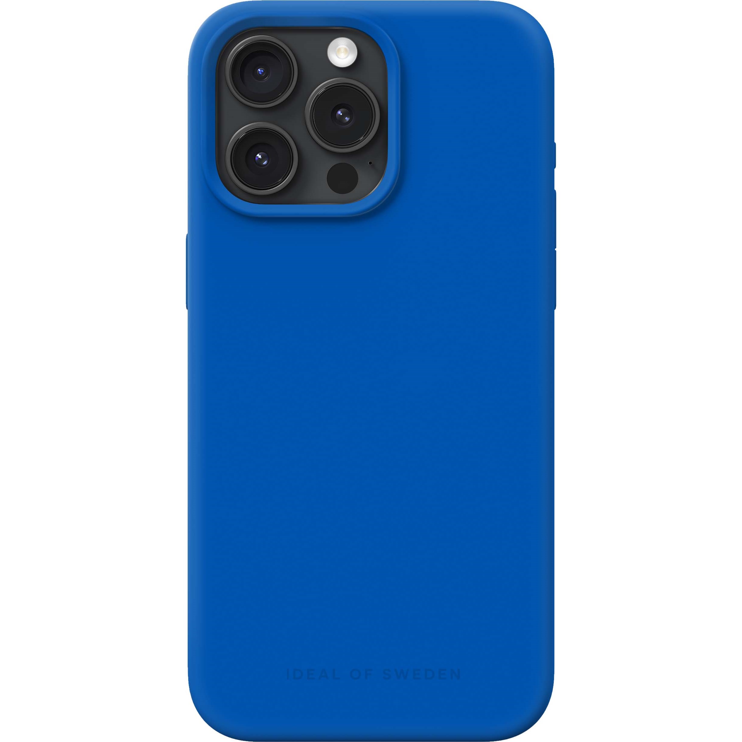 Läs mer om iDeal of Sweden iPhone 15 Pro Max Silicone Case Cobalt Blue