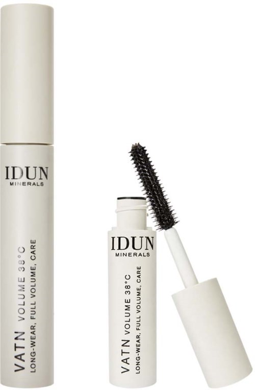 IDUN Minerals Bundle Mascara Vatn Volume 38° Black 9 ml & Travel Size 3,5 ml Black