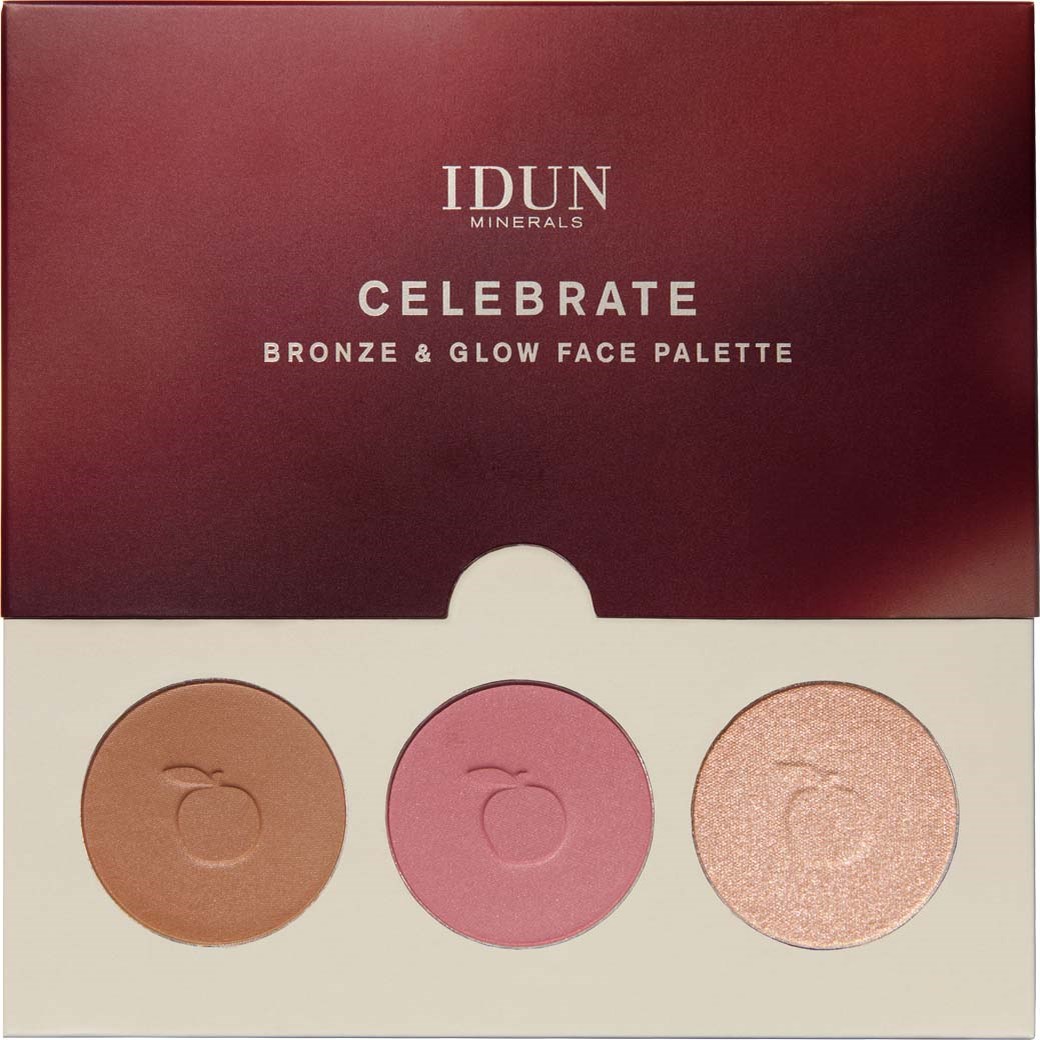 IDUN Minerals Celebrate Bronze & Glow Face Palette