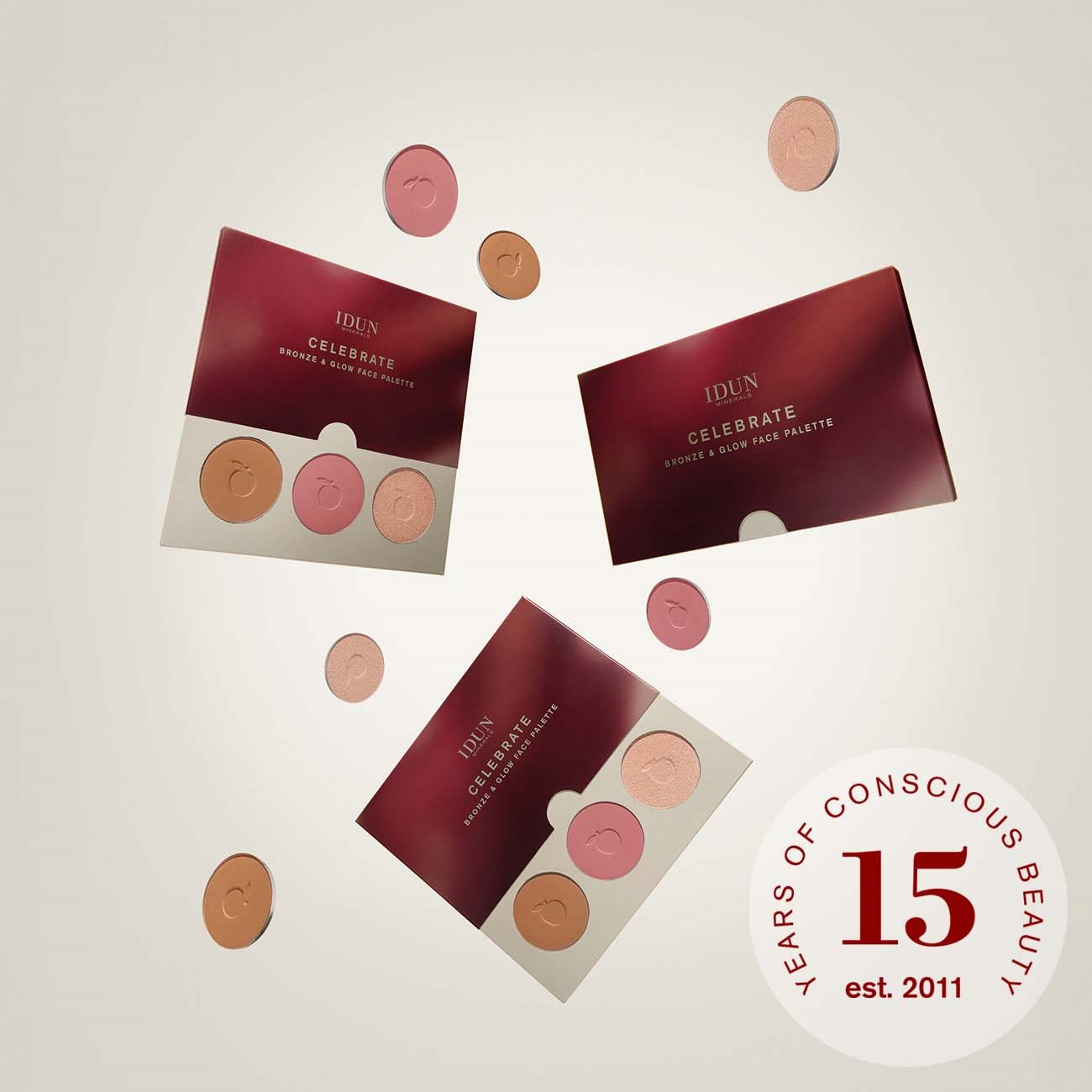 IDUN Minerals Celebrate Bronze & Glow Face Palette (obrázok 5)