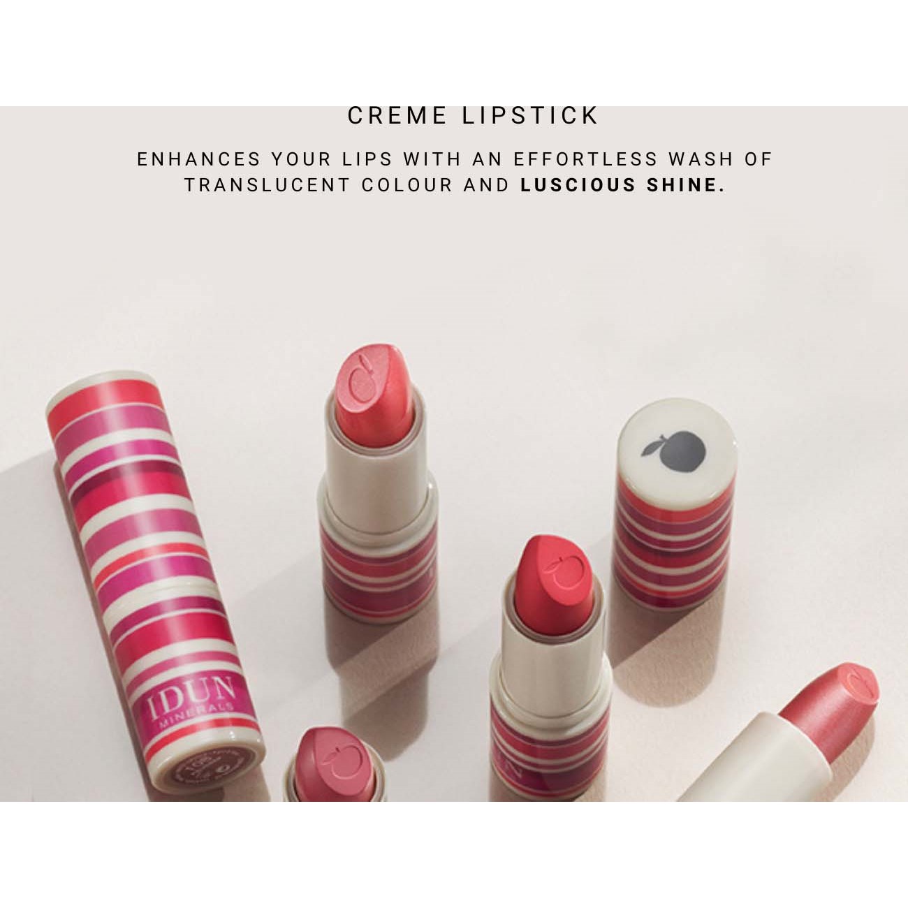IDUN Minerals Creme Lipstick Frida (obrázok 4)