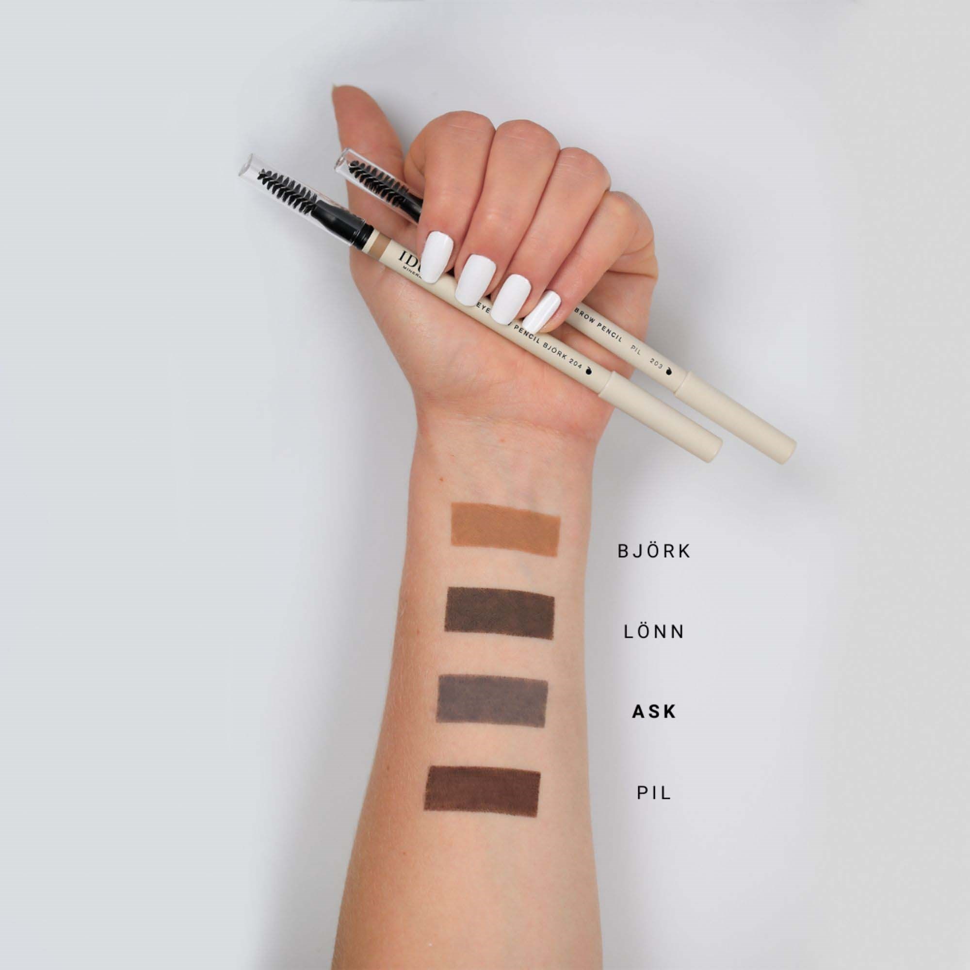 IDUN Minerals Eyebrow Pencil  Ask (zdjęcie 3)