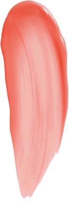 Et stort, rosa-oransje strøk med myk tekstur som smalner av mot bunnen.