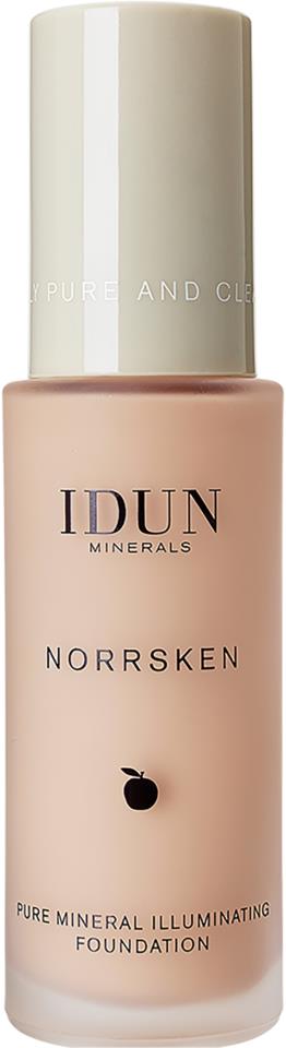 IDUN Minerals Liquid Mineral Foundation Norrsken  Ingrid
