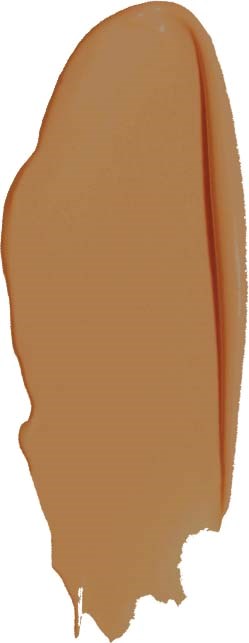 Et beige og brunt objekt som ligner på et blad eller et brød med en buet kant.