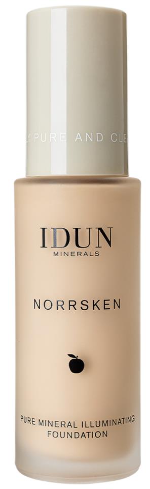 IDUN Minerals Liquid Mineral Foundation Norrsken Disa