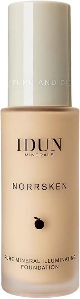 IDUN Minerals Liquid Mineral Foundation Norrsken Freja