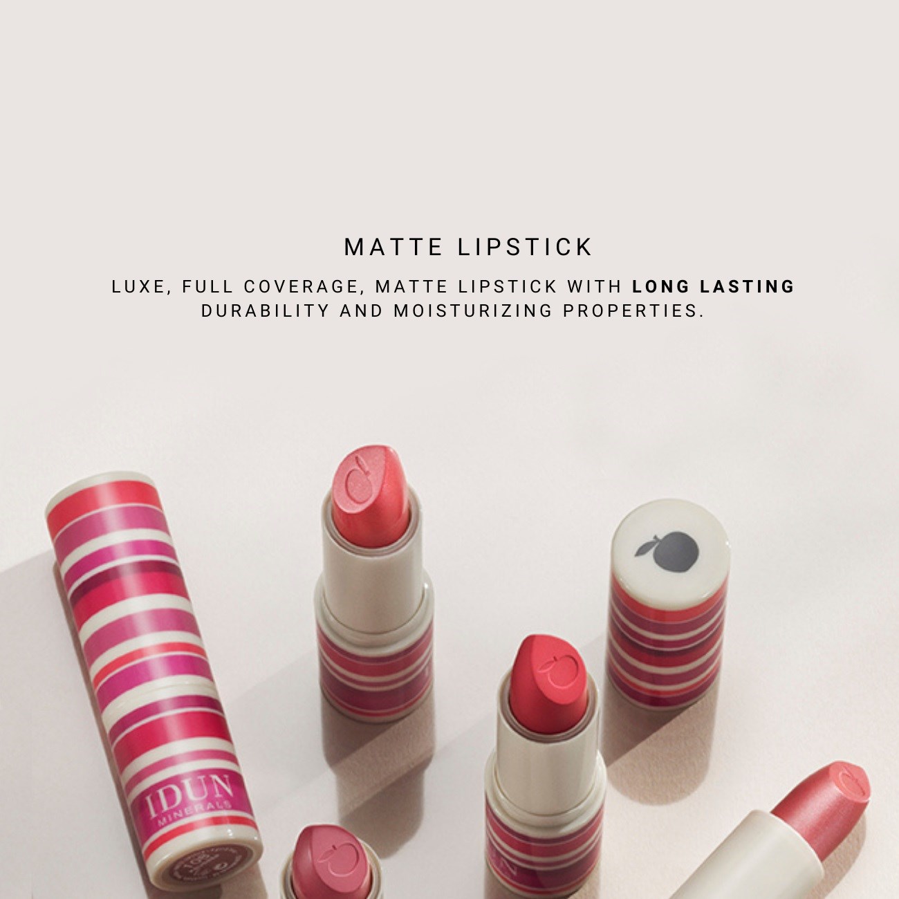 IDUN Minerals Matte Lipstick Björnbär (obrázok 4)