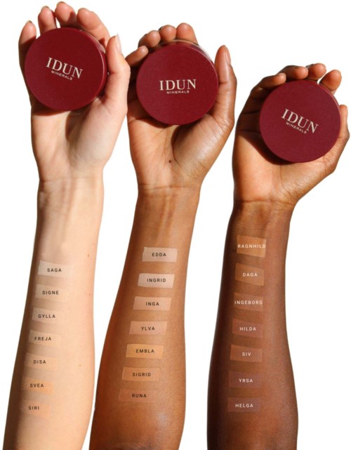 Минеральная тональная основа IDUN Minerals Mineral Powder Foundation рассыпчатая, оттенок Edda Cool Medium-Light, 7 г — фото 4