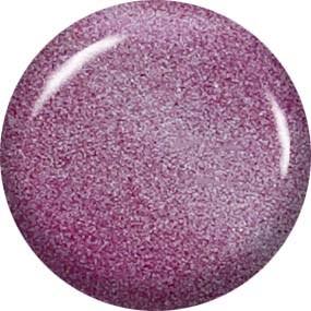 En rosa, glitrende, rund gjenstand med en skinnende overflate og glittertekstur.