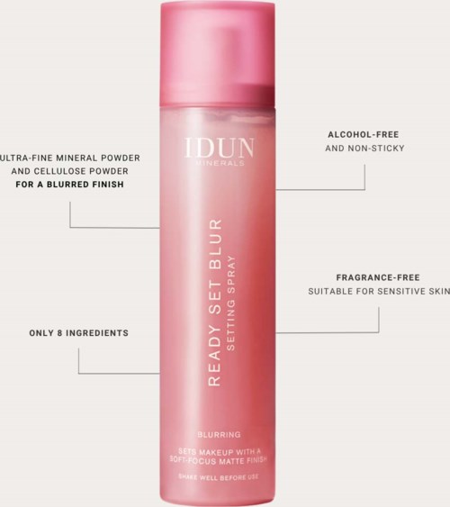 IDUN Minerals Ready Set Blur Setting Spray 100 ml