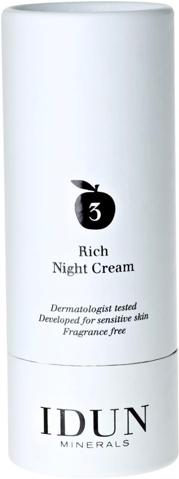 IDUN Minerals Skincare Night Cream