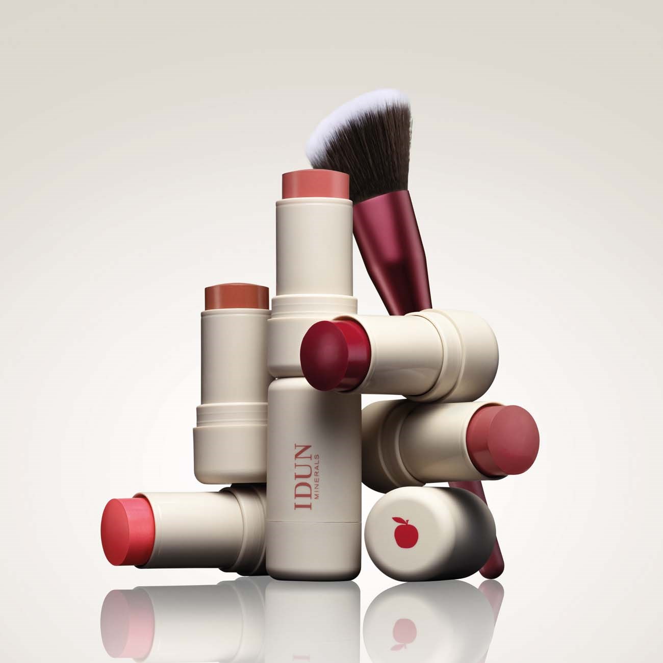 IDUN Minerals Soft Tint Blush Stick Mjuk Soft Peach (obrázok 3)